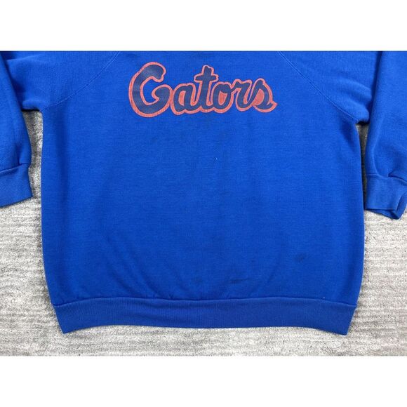 Vintage Florida Gators Sweatshirt Adult XL Mens Blue‎ Crewneck Football Tultex - Picture 3 of 14